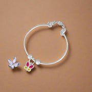 silver baby bracelet